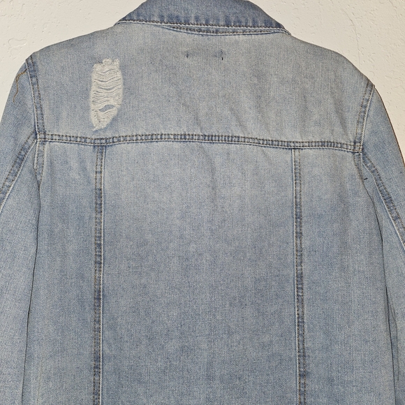 Fashion Nova Light Blue Denim Jacket - Picture 8 of 11